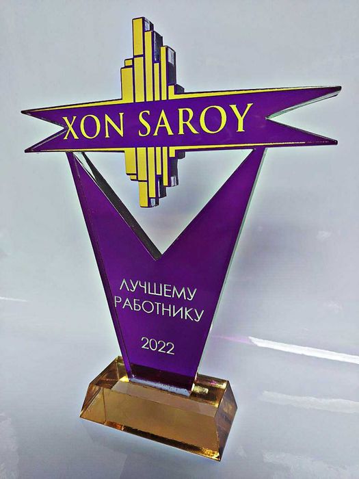 статуэтка кубок награда сувенир приз кристалл на заказ