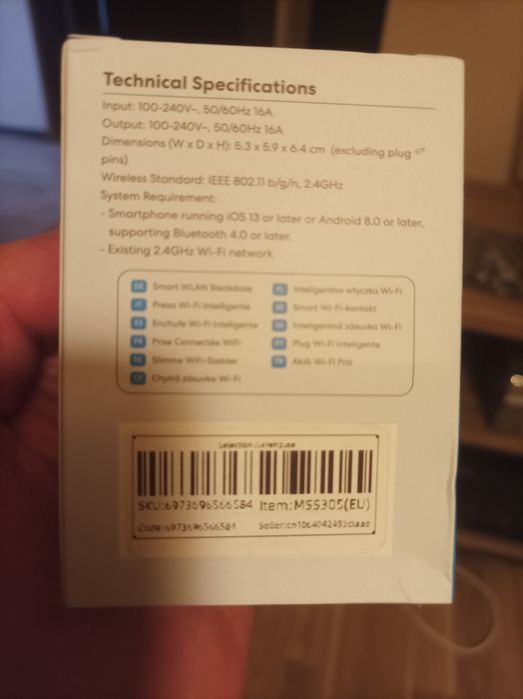 Meross smart wifi plug