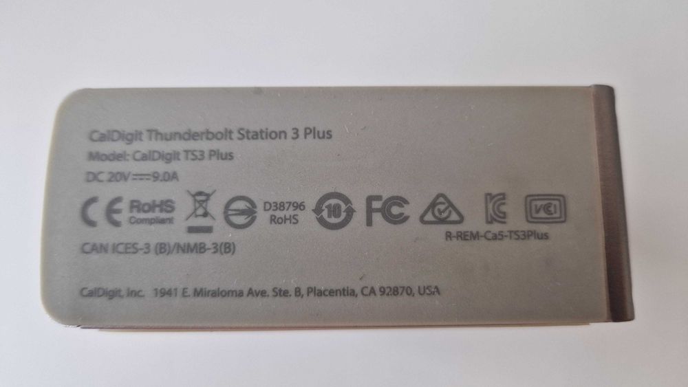 Dock Thunderbolt Caldigit TS3+, MacBook, iMac, laptop HP, DELL, LENOVO