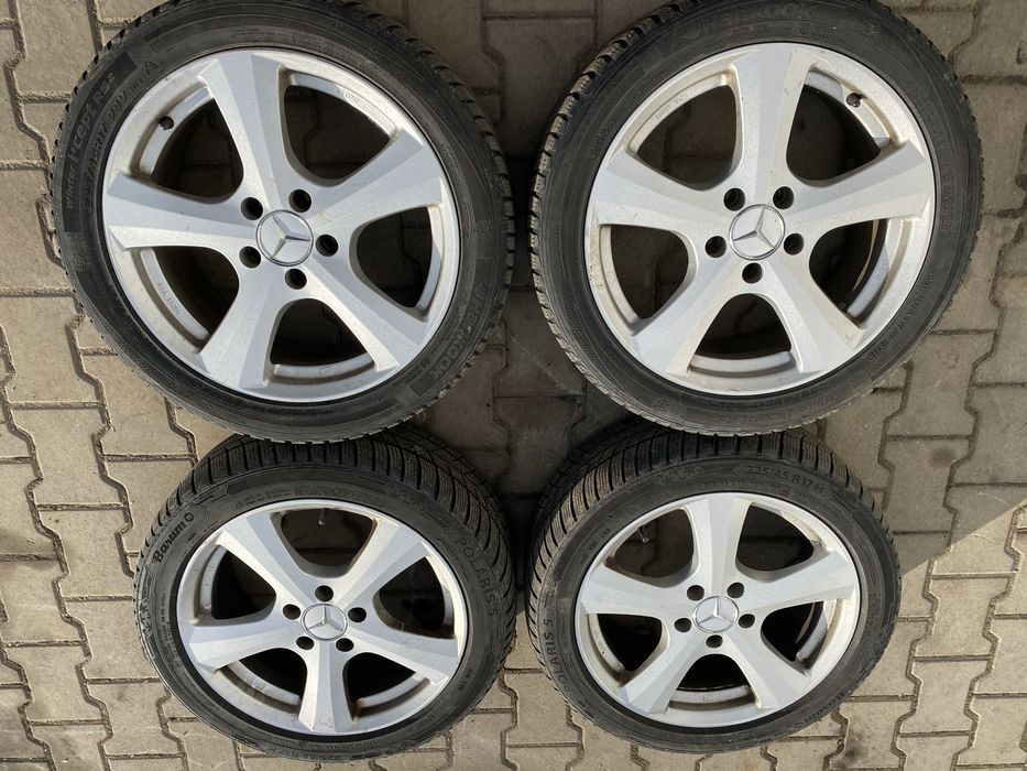 Джанти 17” Mercedes w212 /5x112/зимни гуми /
