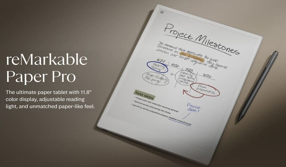 Remarkable Paper Pro + Marker Plus + Book Folio