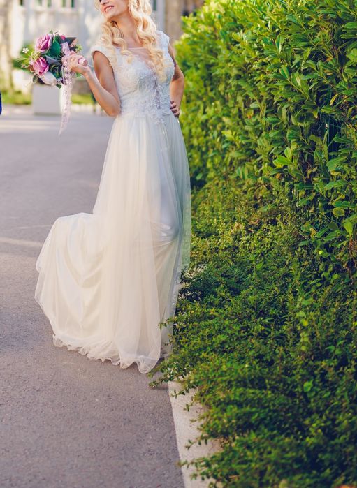 Луксозна булчинска рокля, S/XS