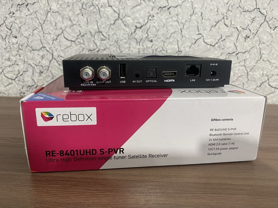Спутниковый ресивер Rebox RE 8401 uhd