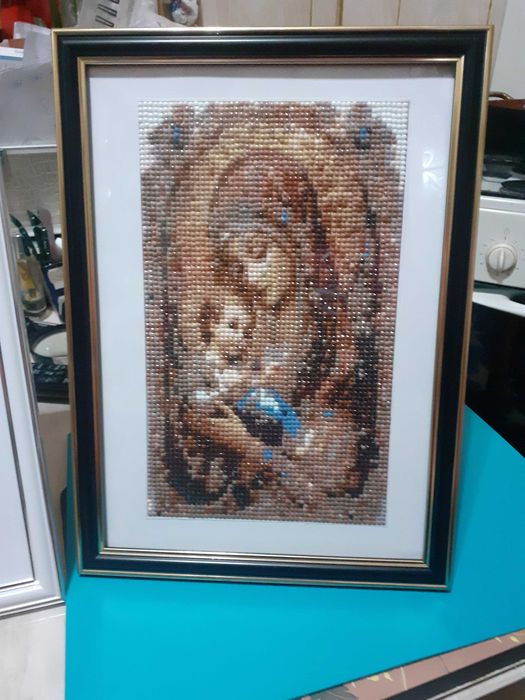 Pictura cu diamante lucrata manual 2 pe 30