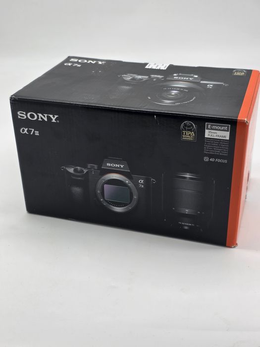 Sony A7 III Aparat Foto Mirrorless 24MP 4K Full Frame Kit cu Obiectiv