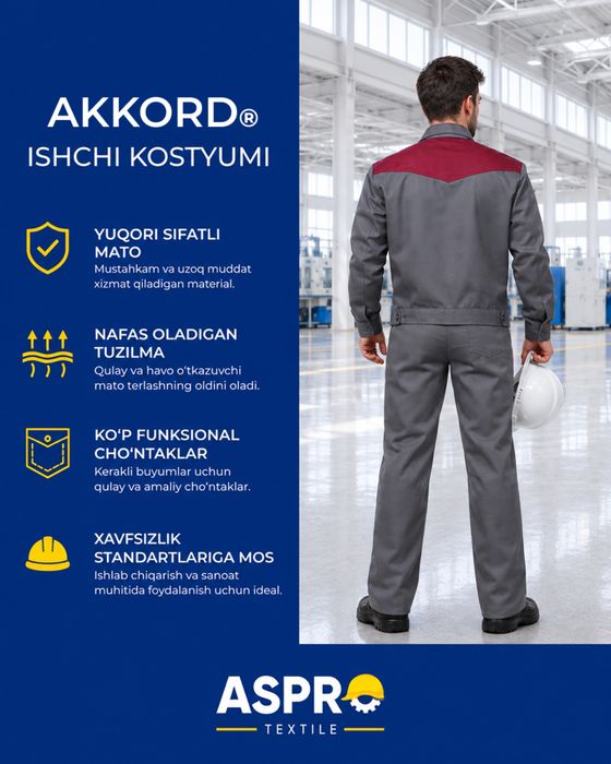 Maxsus kiyim arzon narxlarda