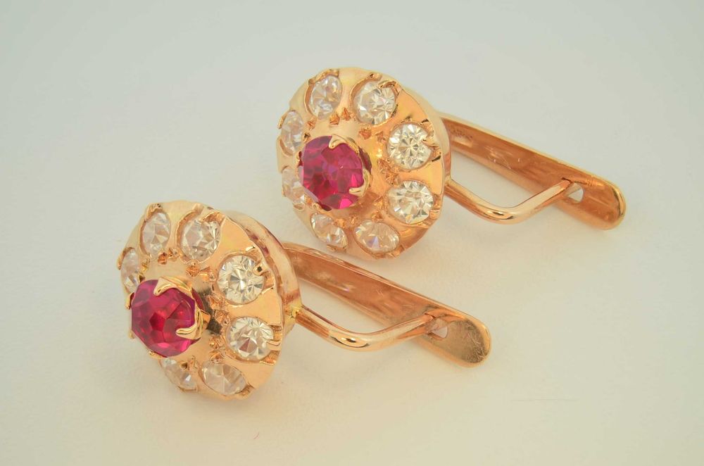 Серьги СССР  583 пробы