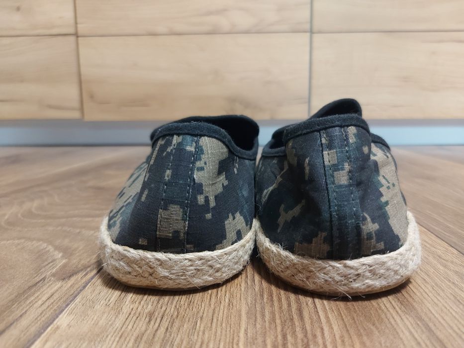 INEXTENSO espadrile barbati noi nr.44 verde (model militar)