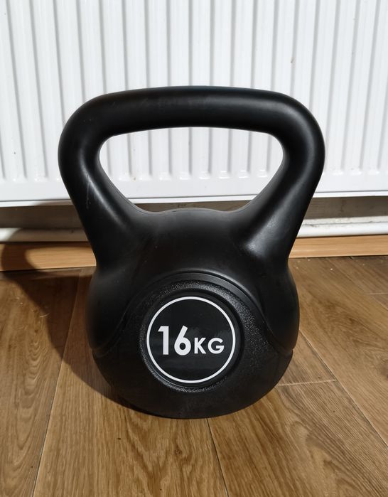 Vând Kettlebell 16 kg + 2 discuri