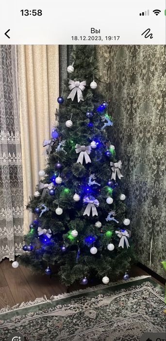 Новогодняя елка, пушистая