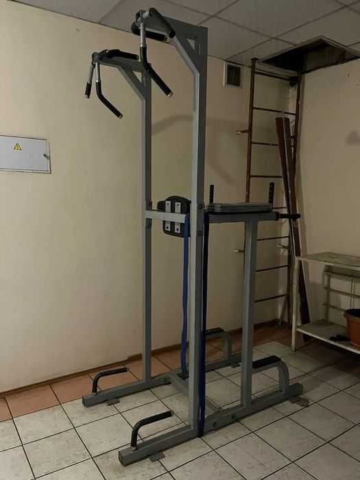 профессиональный усиленный тренажер 3в1  (турник брусья пресс)