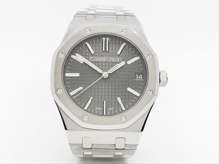 Audemars Piguet Royal Oak 15510 41mm Grey Dial - мъжки статусен часовник - QC снимки