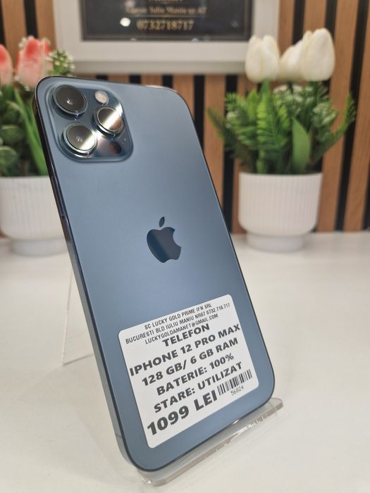 Iphone 12 Pro Max 128GB / 6GB RAM 100% Baterie Garantie! #56824