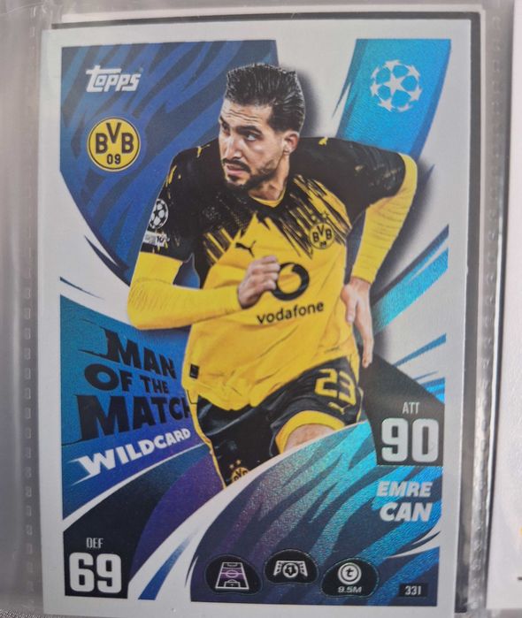Topps match attax футболни карти