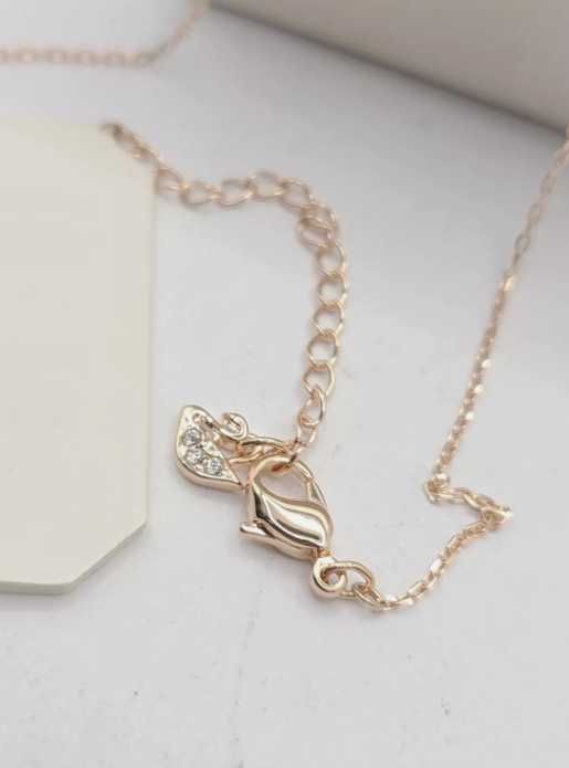 Lănțișor Swarovski Swan / Lebădă - nou, în cutie