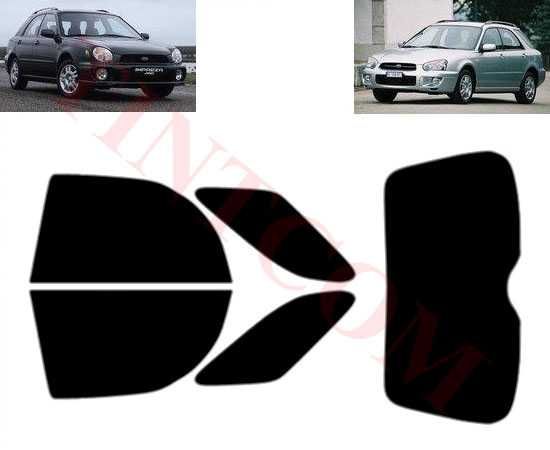Subaru Impreza (5 врати, комби,00 - 05) - Фолио за тониране на стъкла