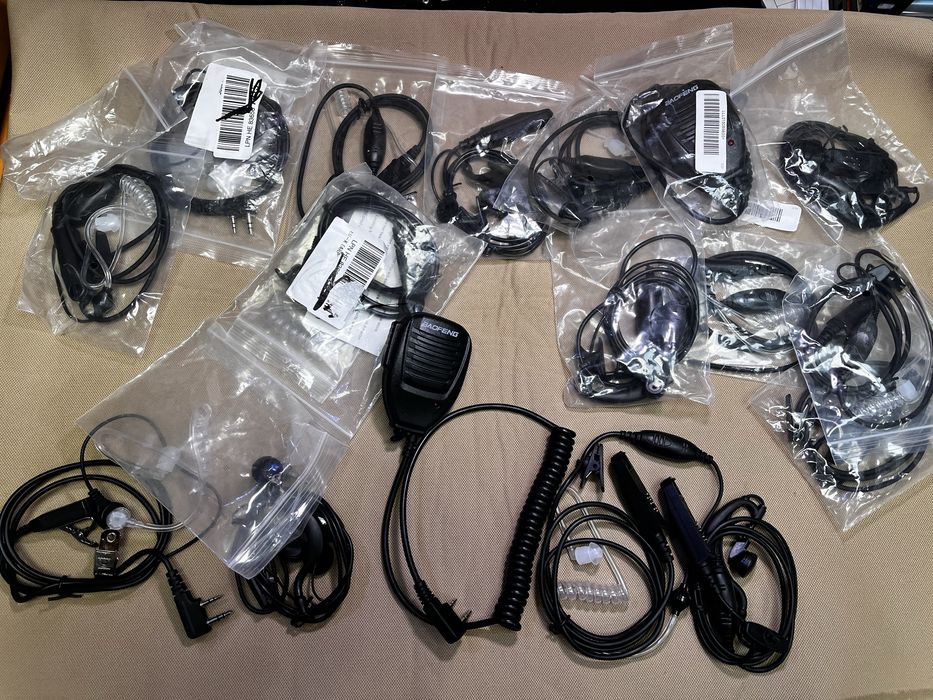Акустични хендс фри слушалки hands free Baofeng Quansheng uv9 uv5 uv6