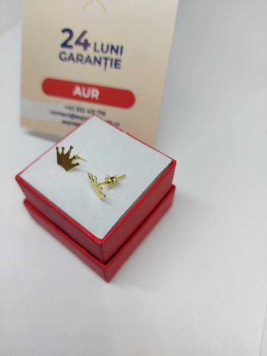 Cercei 14k 0.89gr (34606.2/30 Pacurari) Garantie 2 Ani!