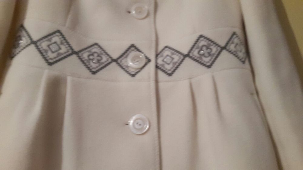 Palton crem Sentierri mar 36-38