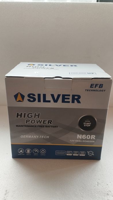 60 Ah SILVER. Akkumulyator