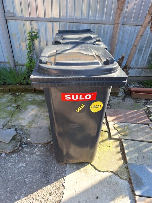 Tomberon , pubela , 240l, culoare negru