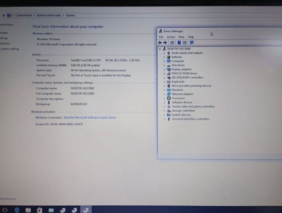Laptop Medion Akoya 17" i3
