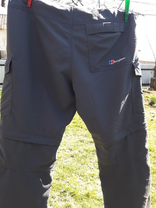 pantaloni drumetie gri verzui