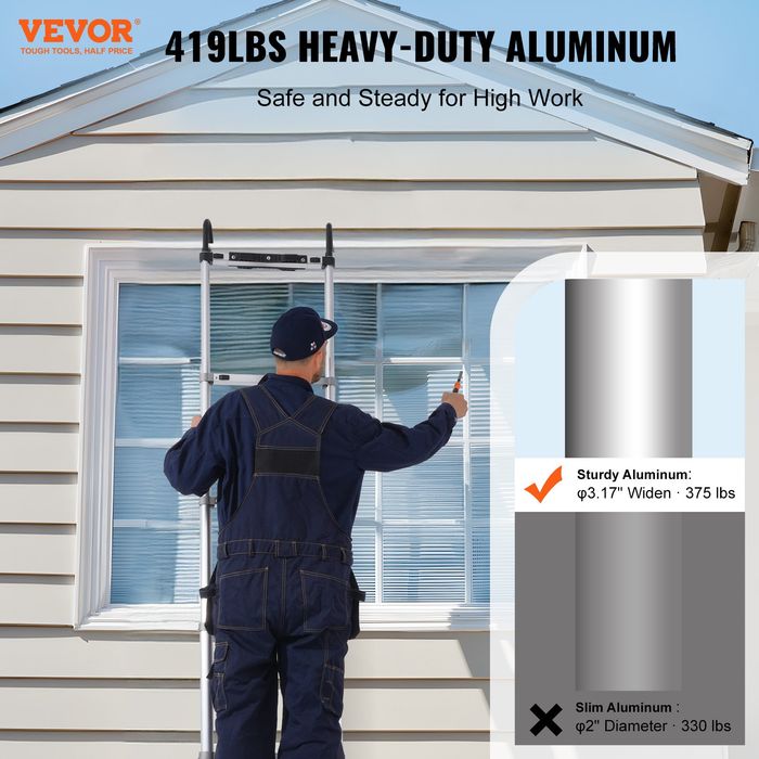 Scara Telescopica Aluminiu 6.18m Rezistenta 190kg Compacta