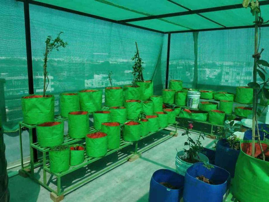 Plasa verde cu rol de Umbrire si Antivant, HDPE, Filtru UV