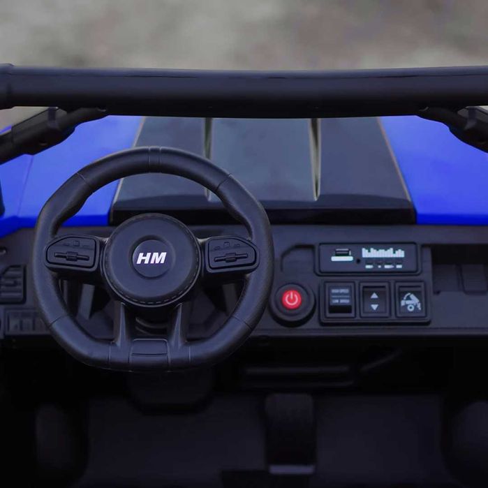 UTV electric pentru 2 copii Kinderauto X-Force 4x75W 24V Blue