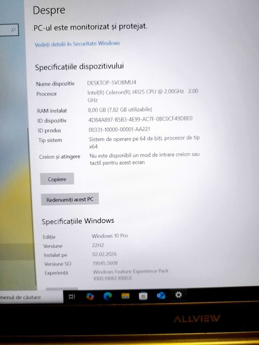 Laptop Lenovo Allview