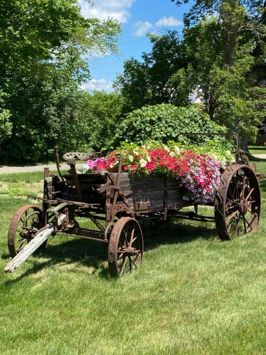 Decorațiune de căruța