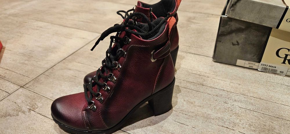 Боти естествена кожа