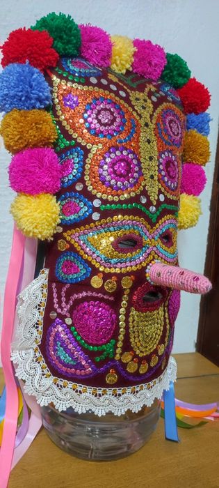 Кукерска маска, гугла,капашон, нова, новодел