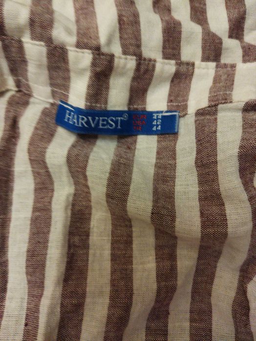 Платье-рубашка лён