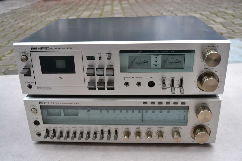 Amplificator ITT HIFI 8033 si Deck ITT HIFI 8021