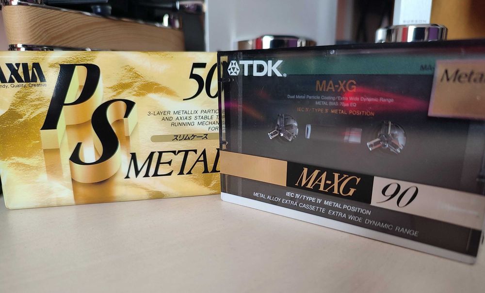 TDK MA-XG + AXIA PS Metal casete sigilate pachet