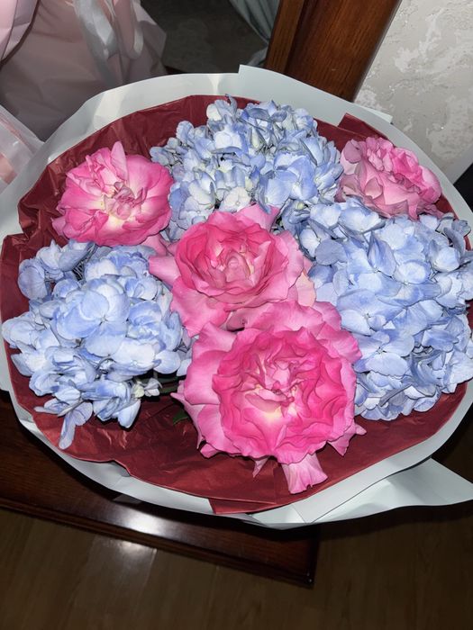 Свежий букет роза