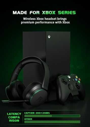 Нови Безжични гейминг слушалки за Xbox PS4 PS5 PC ENC микрофон 50mm за игри