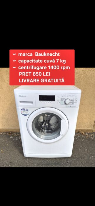 Masini de spalat rufe automate import Germania.
