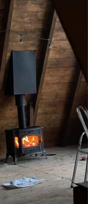 Horn de inox la centrala sobe pe lemne