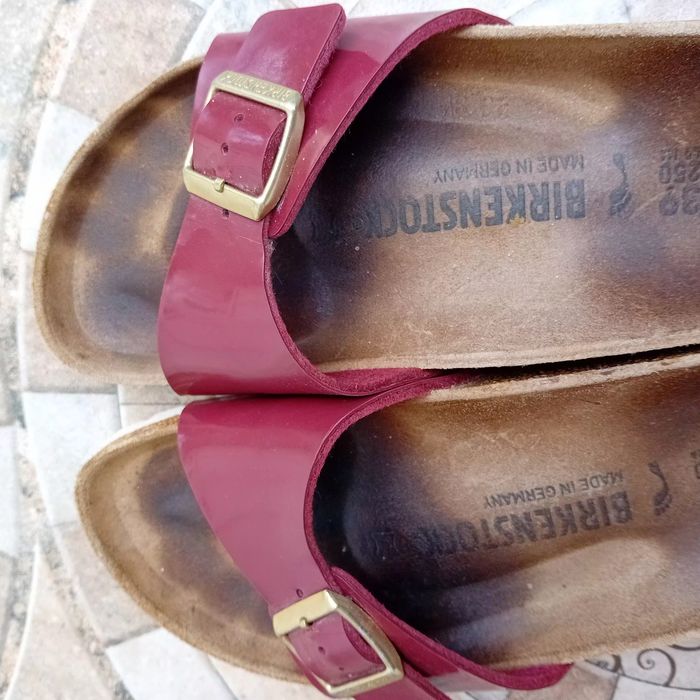 Birkenstock Madrid 39 burgundy lacuit