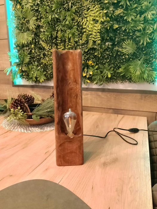 Ръчно направени дървени лампи различни видове