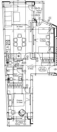 Продава се Тристаен апартамент в Пловдив, Кючук Париж - 106 кв.м за 1402 €/кв.м - Снимка #1