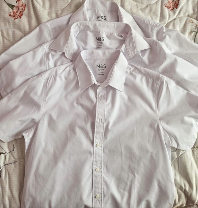 Белые рубашки на мальчика