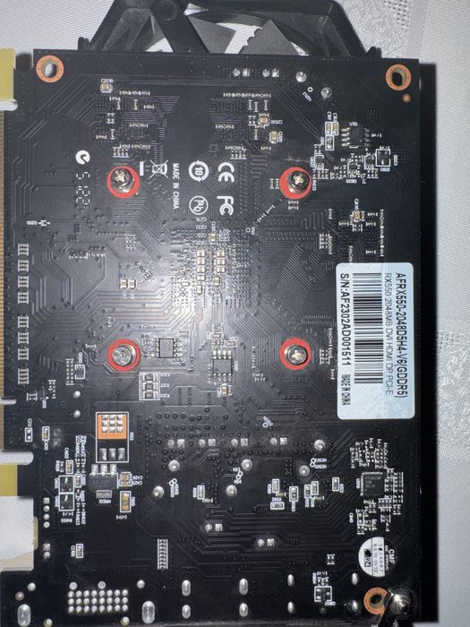 Видеокарта AFOX Radeon RX 550 2GB GDDR5