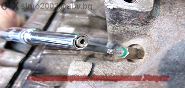 Вадене на скъсани подгревни свещи Ремонт резба и корекция на легло.