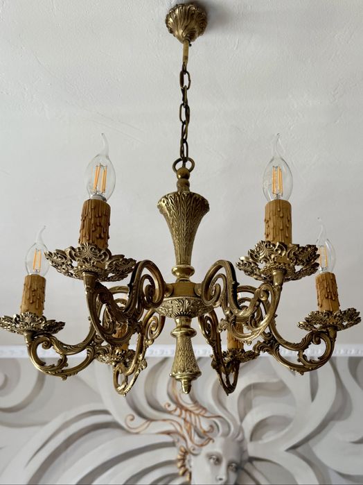 Candelabru bronz masiv