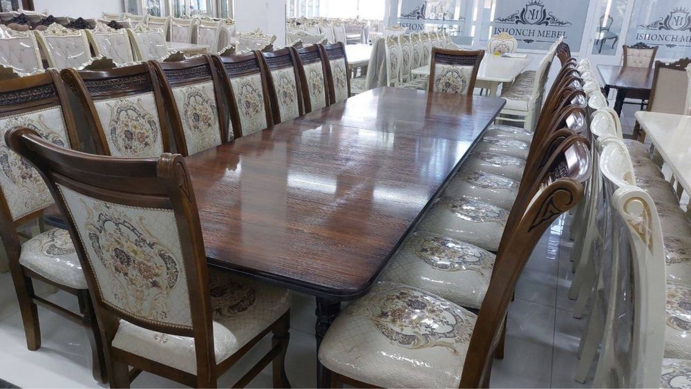 Мебель Стол стул 12/16/24 персон