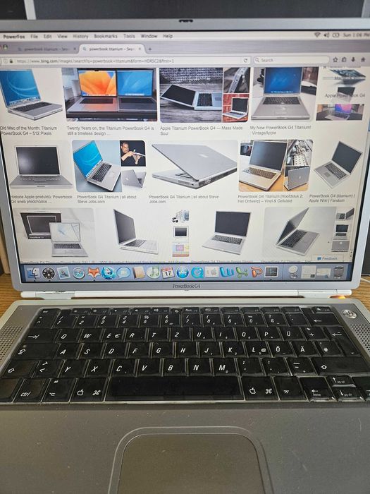 Ретро Apple PowerBook G4 Ti DVi, Mac OS 9, Mac OS X Tiger и PowerBook G4 12" с оригинални опаковки